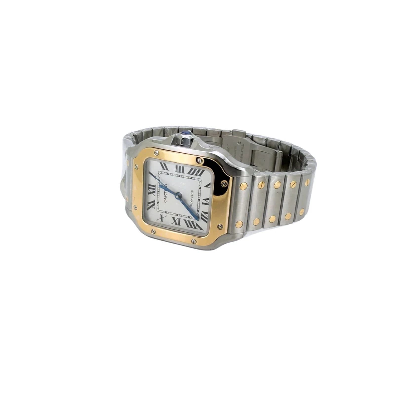 Cartier Santos Steel and Gold Medium, detail 6