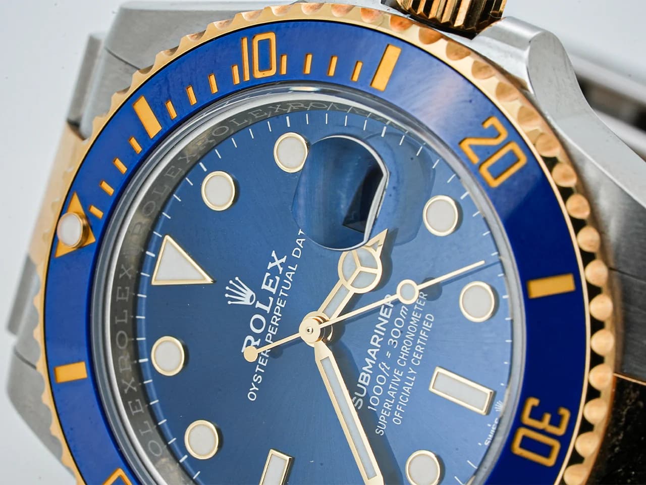Rolex Submariner Date "Bluesy", detail 6