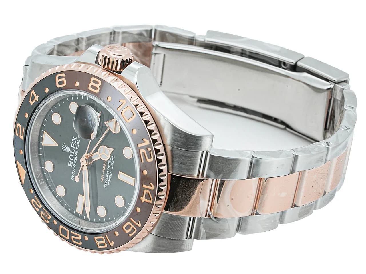 Rolex GMT Master II "Rootbeer", detail 3