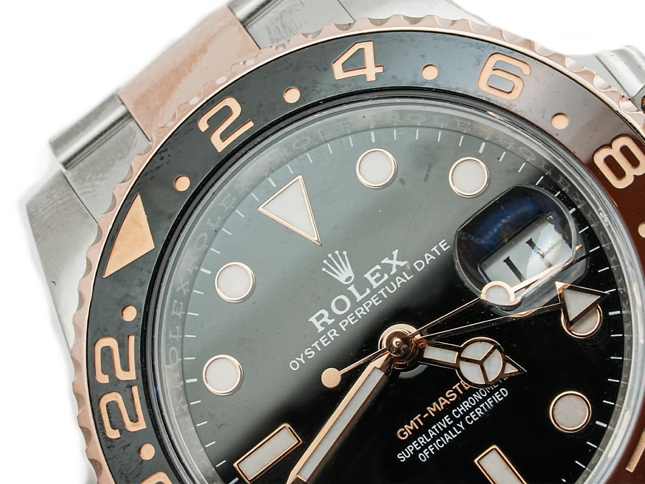 Rolex GMT Master II "Rootbeer", detail 4