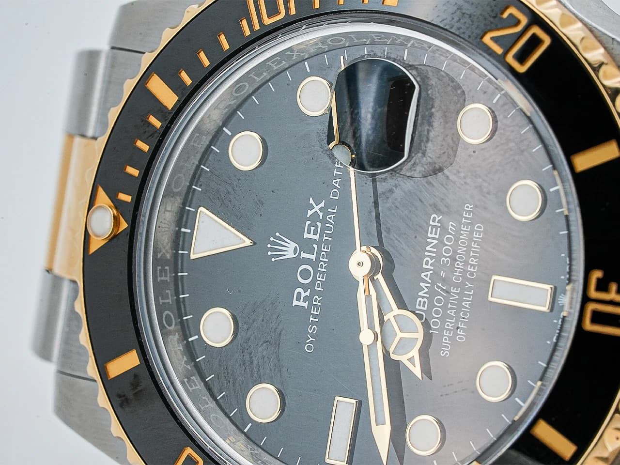 Rolex Submariner Date "Bumblebee", detail 6
