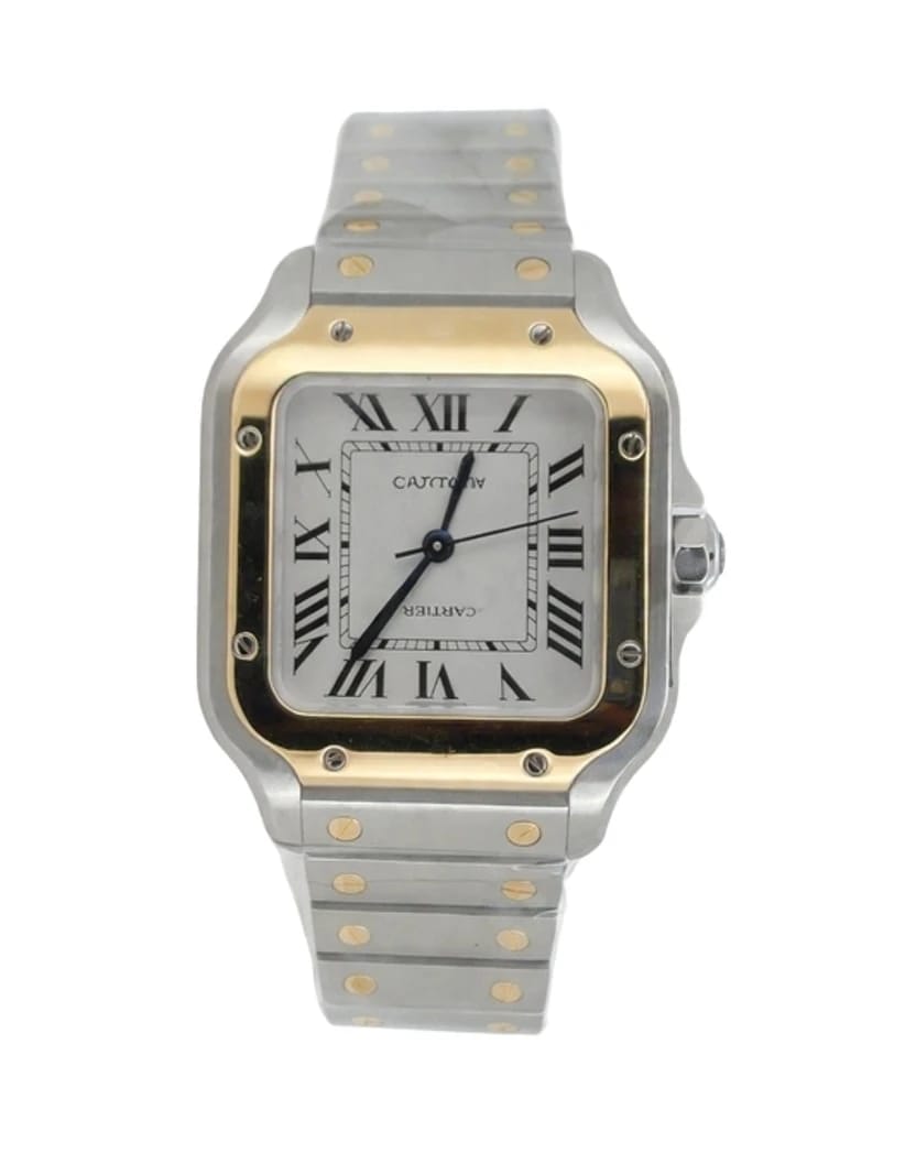 Cartier Santos Steel and Gold Medium, view 1