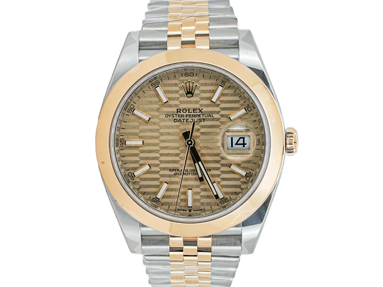 Rolex Datejust 41 in Fluted Motif Dial, view 1