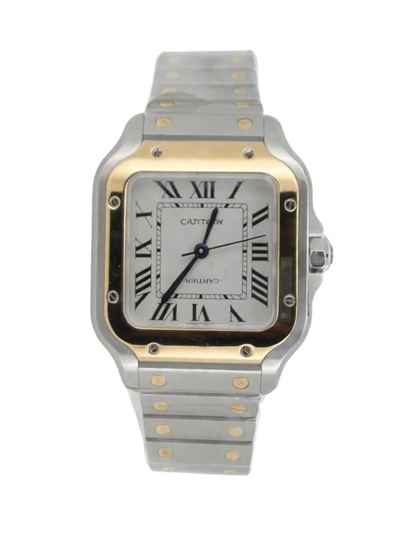 Cartier Santos Steel and Gold Medium, view 1